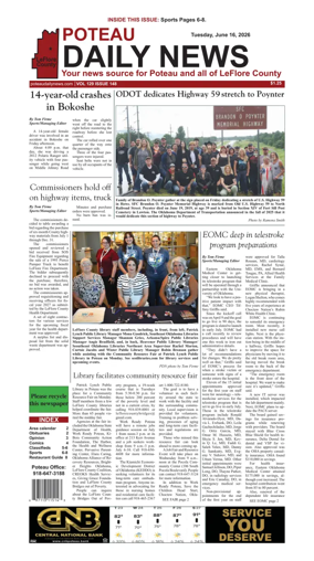 Cover of Poteau Daily News