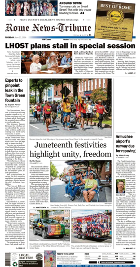 Cover of Rome News-Tribune