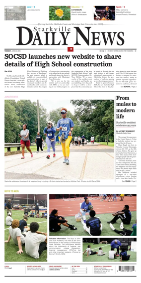 Cover of Starkville Daily News