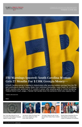 Cover of Tampa Free Press