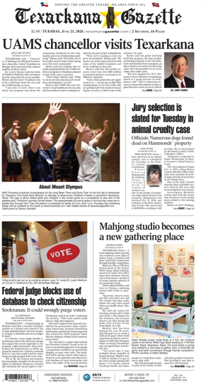 Cover of Texarkana Gazette