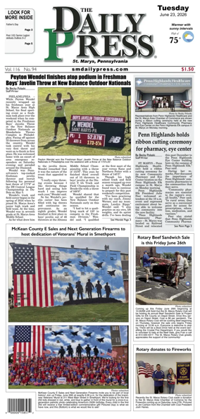 Cover of The Daily Press