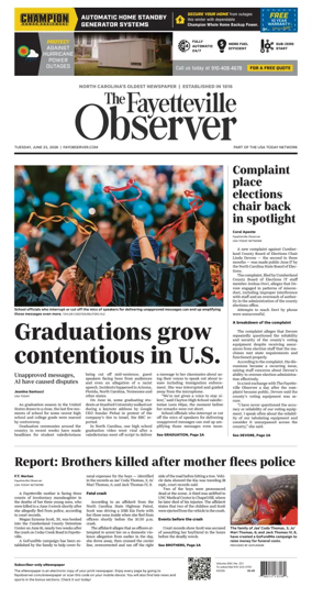 Cover of The Fayetteville Observer