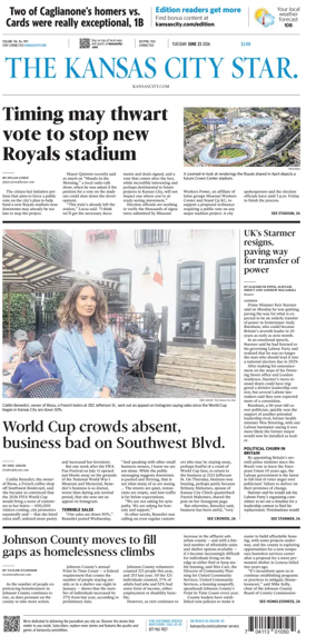 Cover of The Kansas City Star