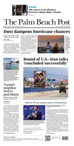 Cover of The Palm Beach Post
