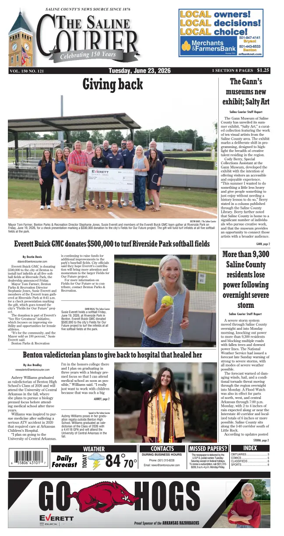 Cover of The Saline Courier