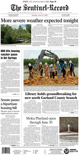 Cover of The Sentinel-Record