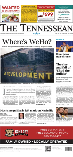 Cover of The Tennessean