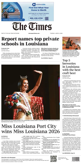Cover of The Times (Shreveport)