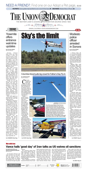 Cover of The Union Democrat