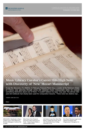 Cover of The Western Journal