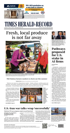 Cover of Times Herald-Record