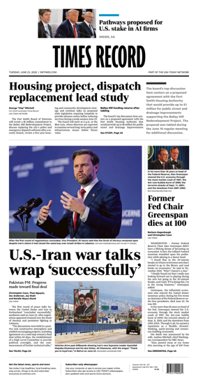 Cover of Times Record (Ft. Smith Southwest)
