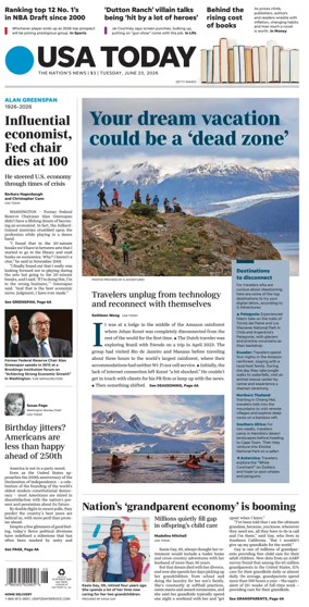 Cover of USA TODAY US Edition
