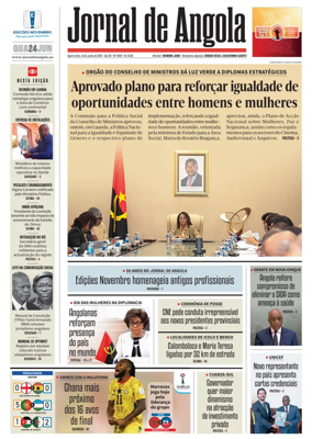 Cover of Jornal de Angola