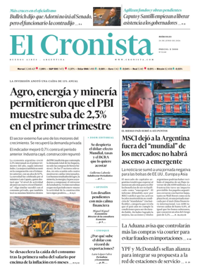 Cover of El Cronista