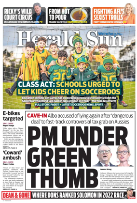 Cover of Herald Sun
