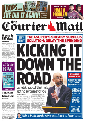 Cover of The Courier-Mail