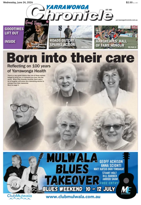 Cover of Yarrawonga Chronicle