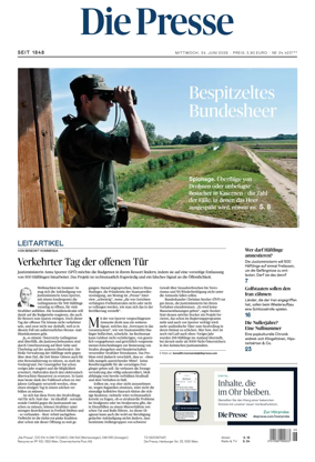 Cover of Die Presse