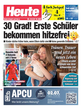 Cover of Heute - Oberosterreich Ausgabe