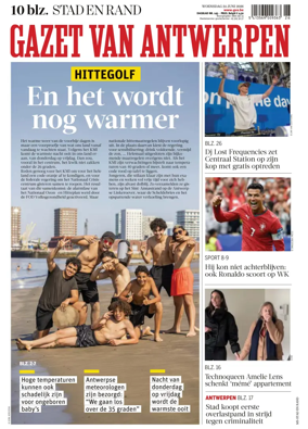 Cover of Gazet van Antwerpen Stad en Rand