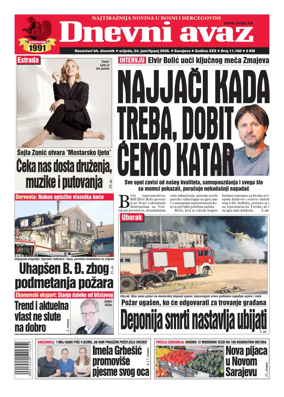 Cover of Dnevni avaz