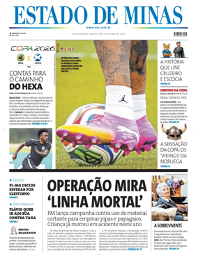 Cover of Estado de Minas (Brazil)