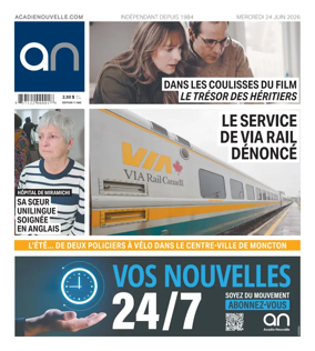 Cover of Acadie Nouvelle