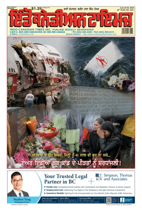 Cover of Indo-Canadian Times