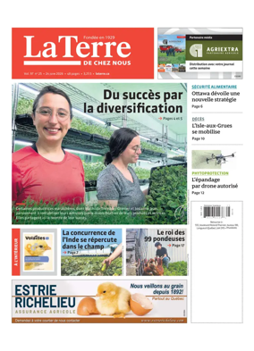 Cover of La Terre de chez nous