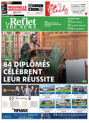 Cover of Le Reflet (The News)