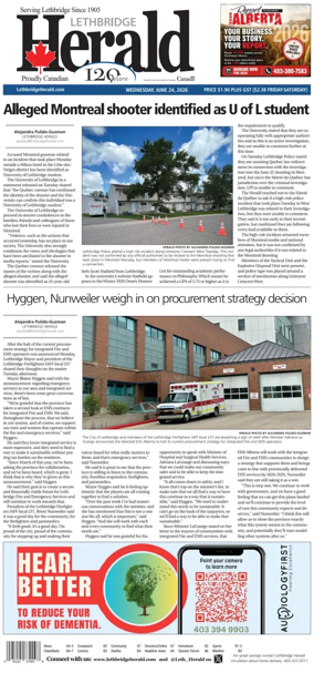 Cover of Lethbridge Herald