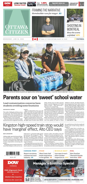 Cover of Ottawa Citizen
