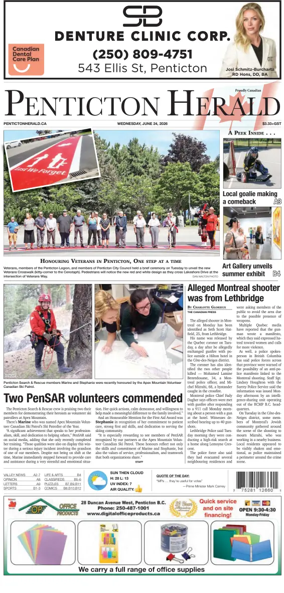 Cover of Penticton Herald