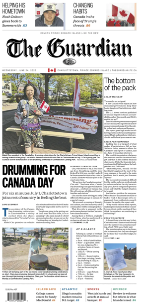 Cover of The Guardian (Charlottetown)