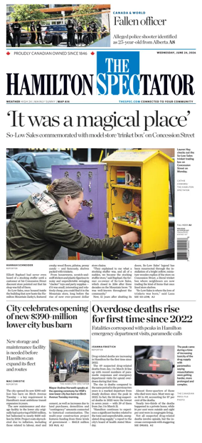Cover of The Hamilton Spectator