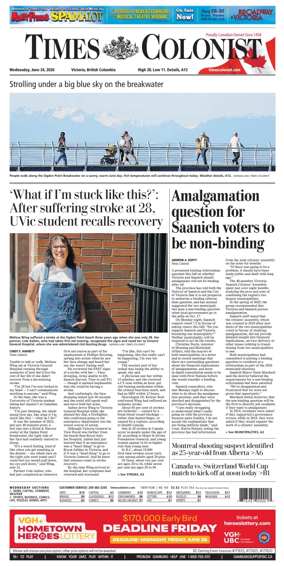 Cover of Times Colonist