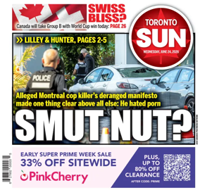 Cover of Toronto Sun