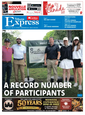 Cover of Tribune Express