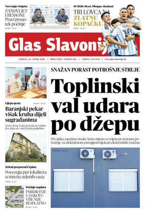 Cover of Glas Slavonije