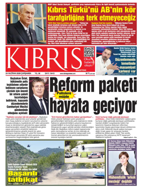 Cover of Kibris Gazetesi