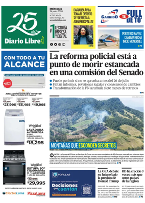 Cover of Diario Libre (Republica Dominicana)
