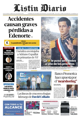 Cover of Listin Diario