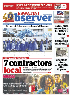 Cover of Eswatini Observer