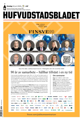 Cover of Hufvudstadsbladet