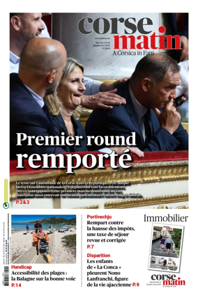 Cover of Corse Matin