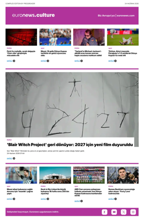 Cover of Euronews Culture and Sport (Turkish) Compiled Edition