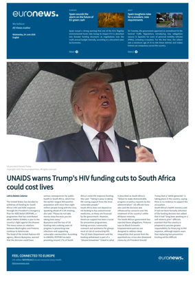 Cover of EuroNews (English Edition)