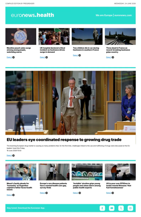 Cover of Euronews Health (English) Compiled Edition